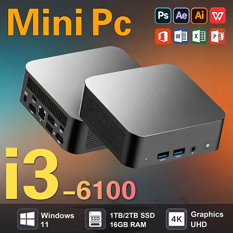 Pc Gaming Usa - 2026 미니 PC 인텔 코어 i3-6100