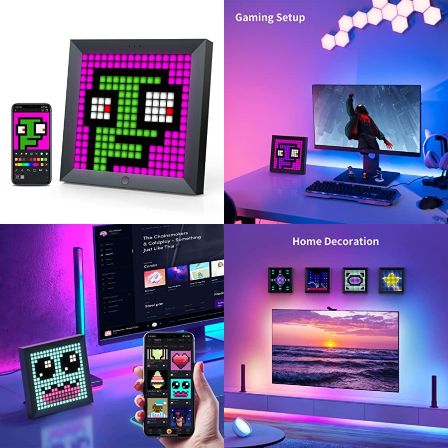 Pc Gaming Usa - LED 라이트 픽셀 디스플레이 패널, RGB