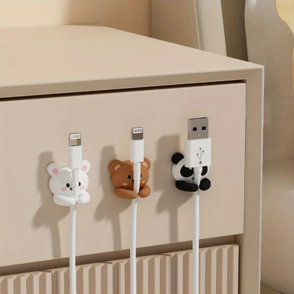 Desk Cable Organizer - 강력한 접착력의 셀프 접착 케이블 클립