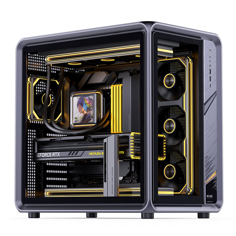 Pc Gaming Jonsbo - JONSBO BO400 컴퓨터 케이스 강화유리 360