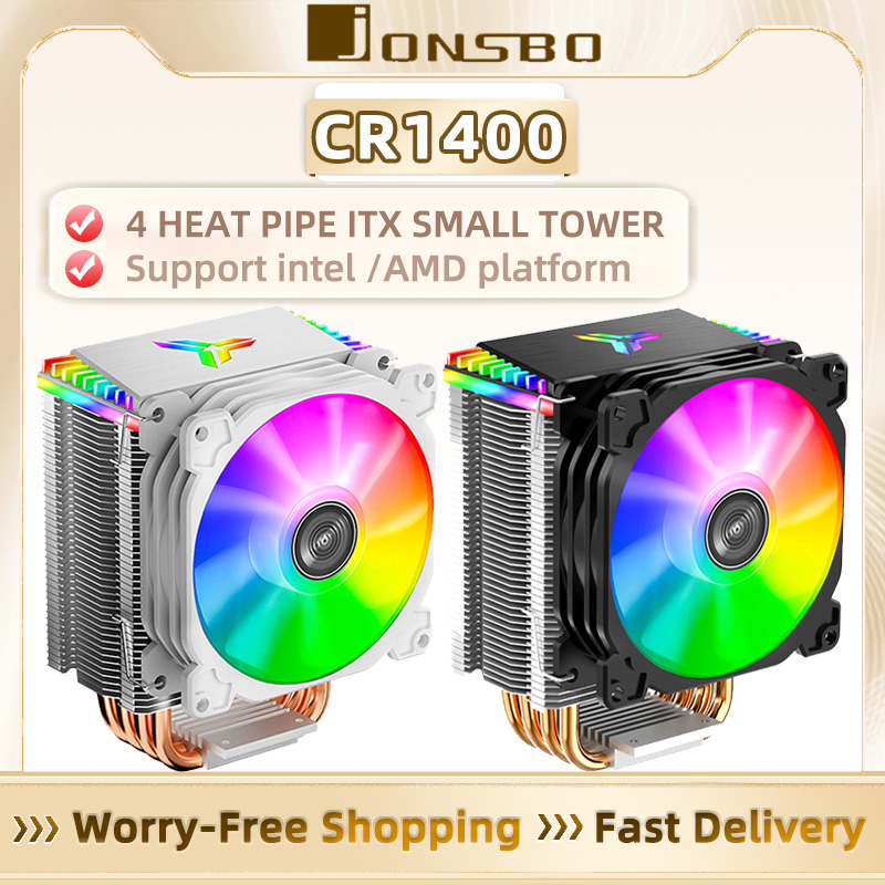 Pc Gaming Jonsbo - JONSBO CR-1400 4 히트 파이프 ARGB