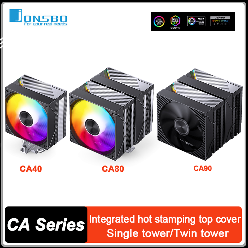 Pc Gaming Jonsbo - JONSBO CA40/CA80/CA90 CPU 쿨러 4 히트파이프