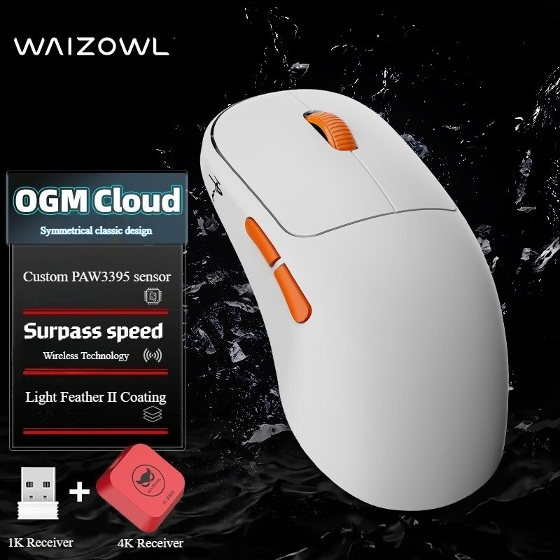 Pc Gaming Cloud - Waizowl OGM 클라우드 무선 게임용 마우스