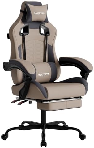 Gaming Chair - 마사지 기능이 있는 게이밍 의자, 발