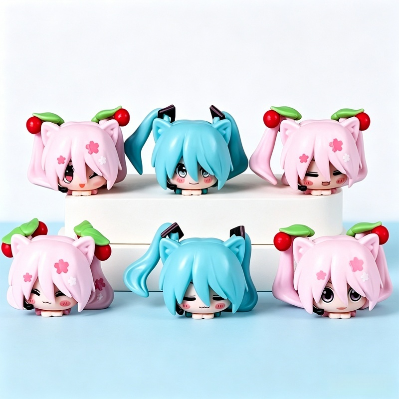 Pc Gaming Hatsune Miku - 레디 스톡 6종류 귀여운 고양이 하츠네