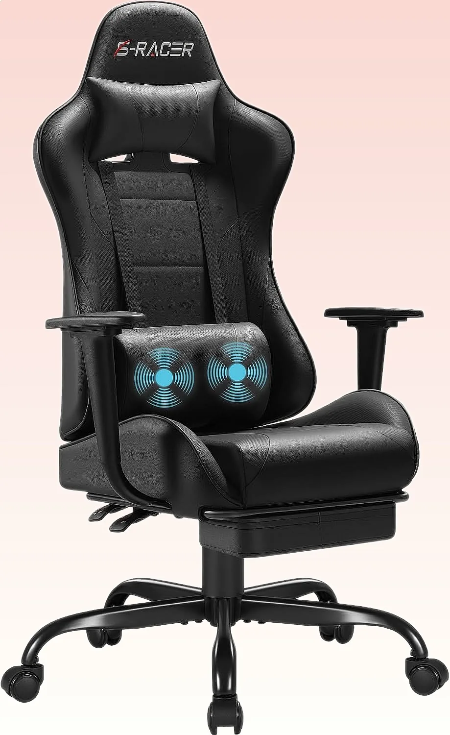 Gaming Chair - 발 받침대가 있는 Homall 게이밍 의자