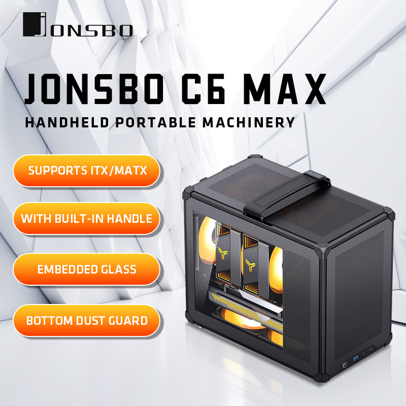 Pc Gaming Jonsbo - JONSBO C6 MAX 메쉬 핸들 MATX