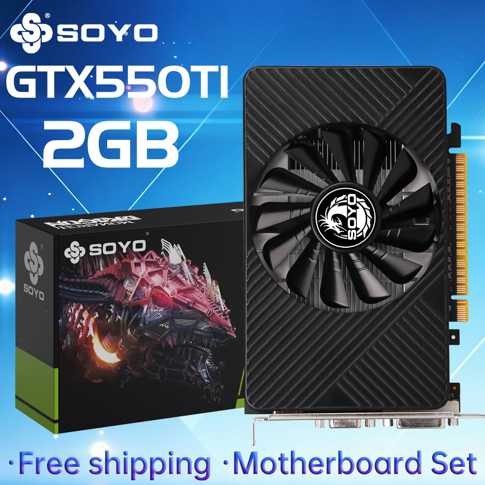 Pc Gaming Nvidia - SOYO GTX 550TI 그래픽 카드 GDDR5