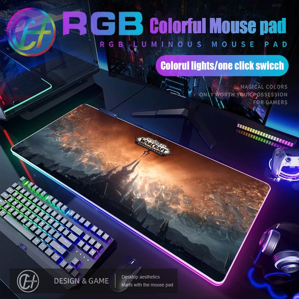 Pc Gaming World Of Warcraft - RGB 마우스 패드 게임 월드 오브