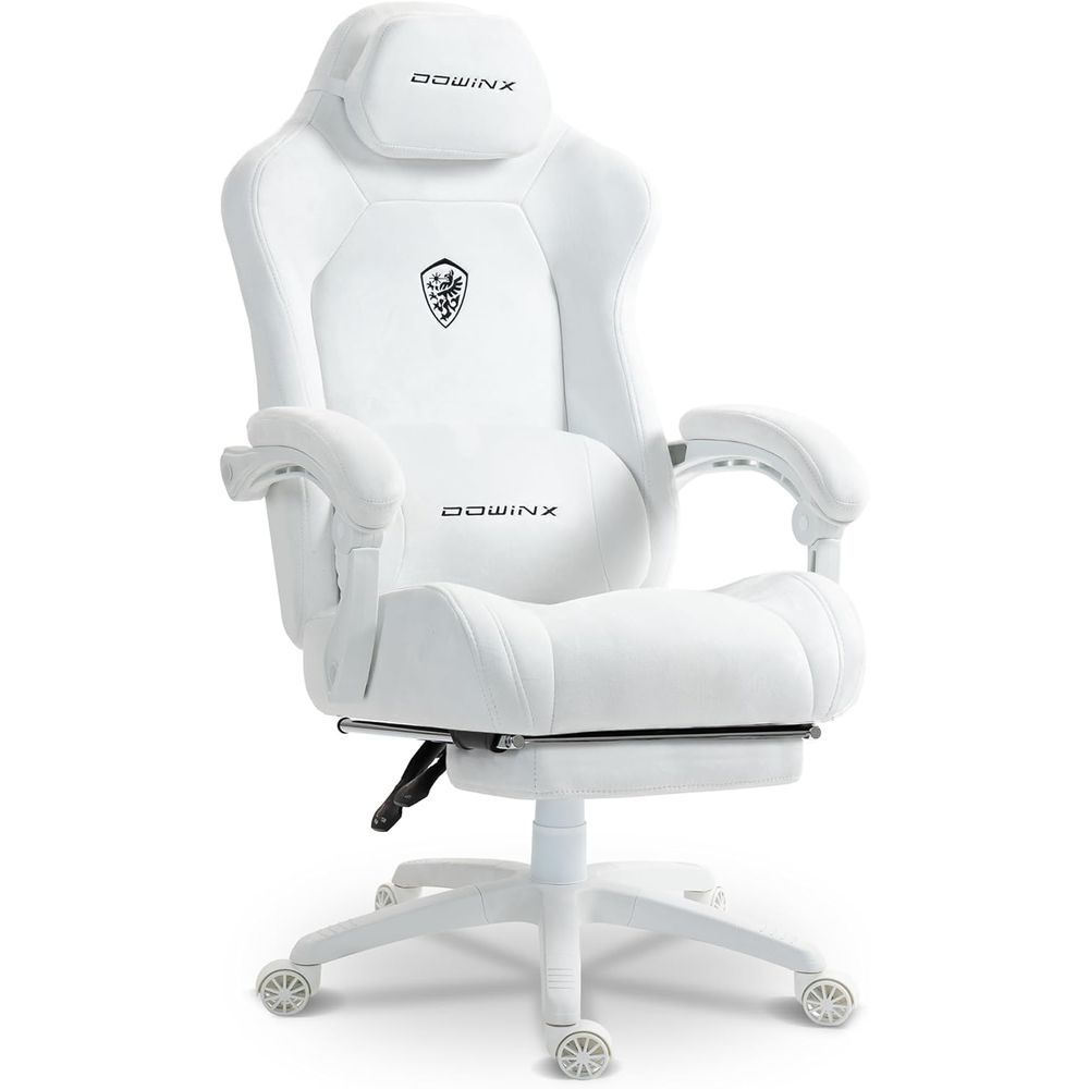 Gaming Chair - 스프링 쿠션과 발판이 있는 인체공학적 하이백