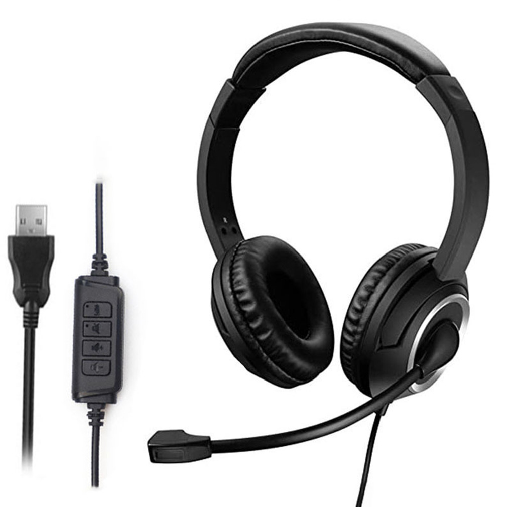Pc Gaming Center - 컴퓨터 PC 노트북용 유선 USB 헤드셋,