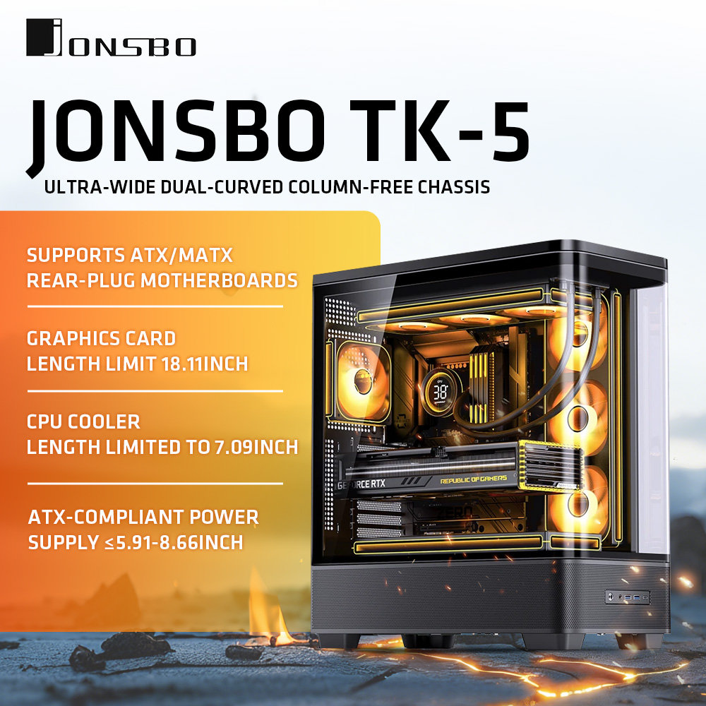 존스보 TK-5 화이트/블랙 ATX PC 케이스 하이퍼 - Pc Gaming Jonsbo 리뷰 및 가격