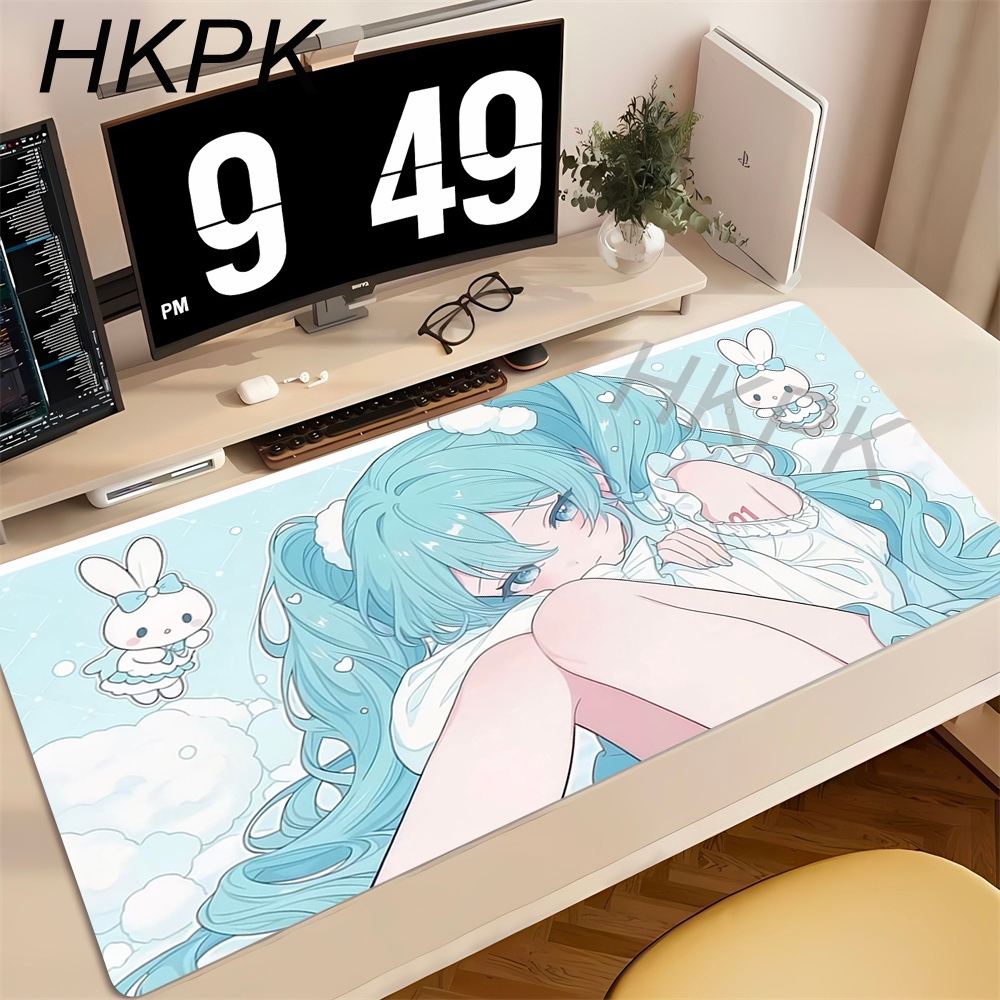 애니메이션 마우스 패드 게이머 키보드 패드 데스크 H- - Pc Gaming Hatsune Miku 리뷰 및 가격
