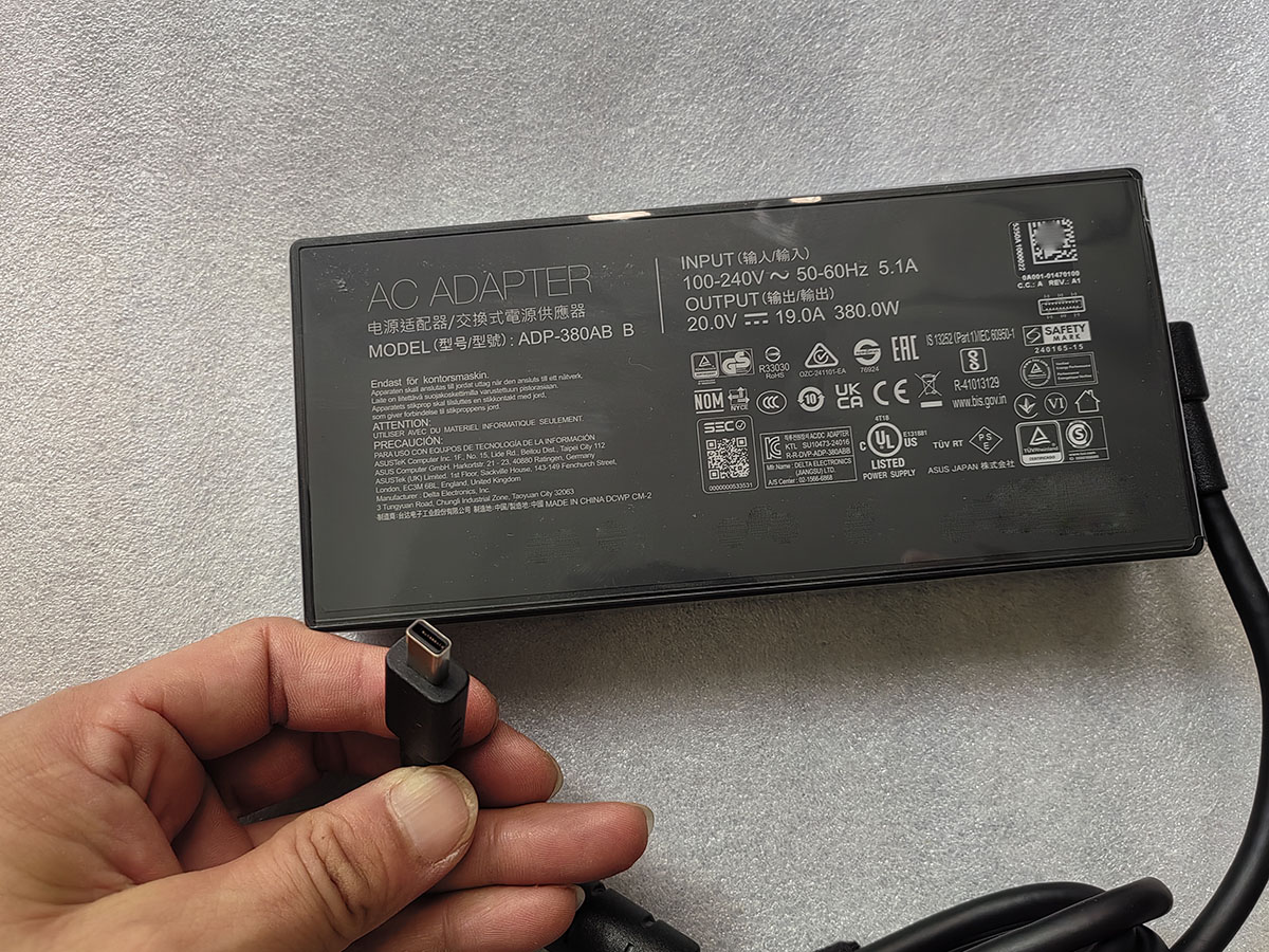 새로운 20V 19A 직사각형 커넥터 380W AC 어 - Pc Gaming Asus Rog 리뷰 및 가격