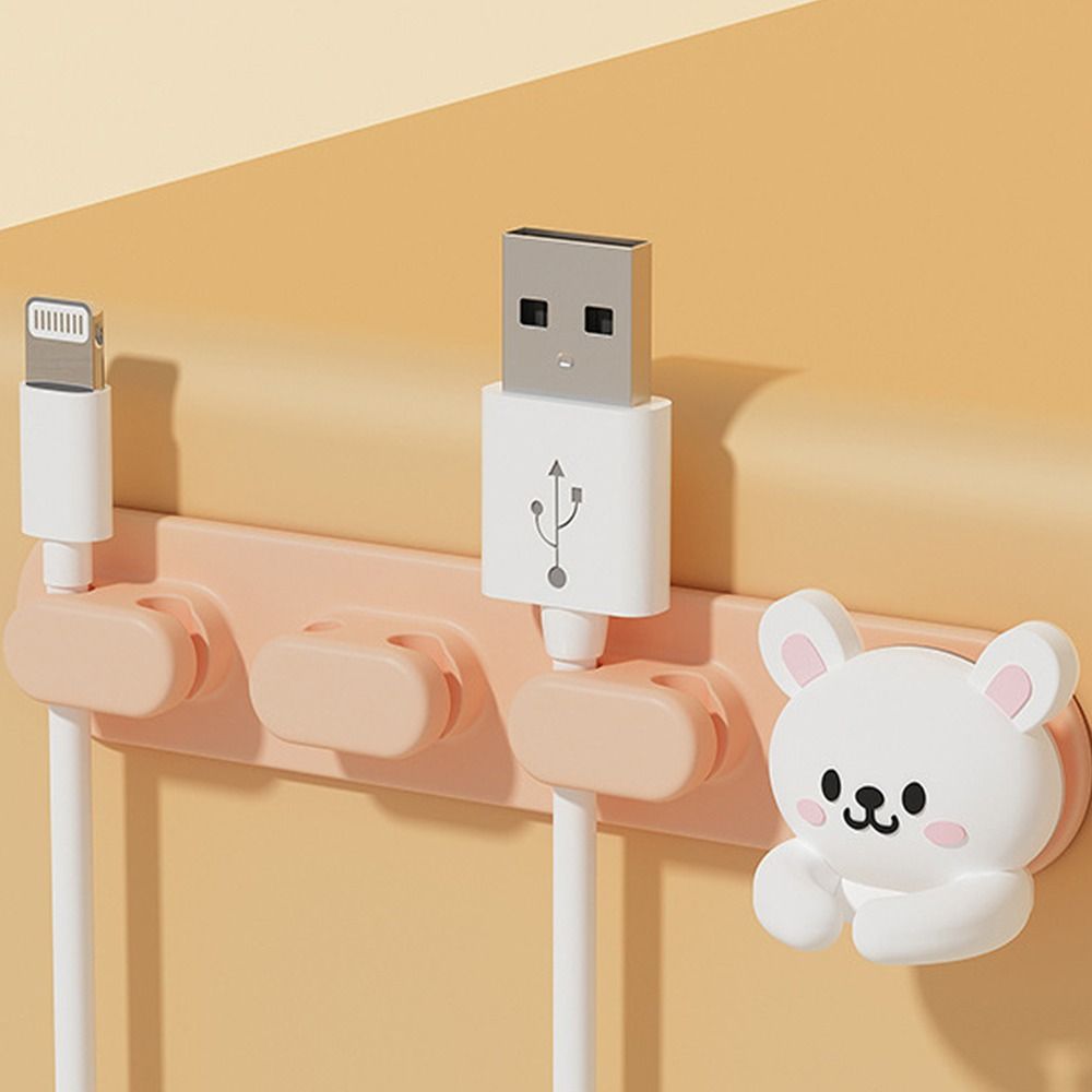 강력한 접착력의 셀프 접착 케이블 클립 귀여운 동물 디 - Desk Cable Organizer 리뷰 및 가격