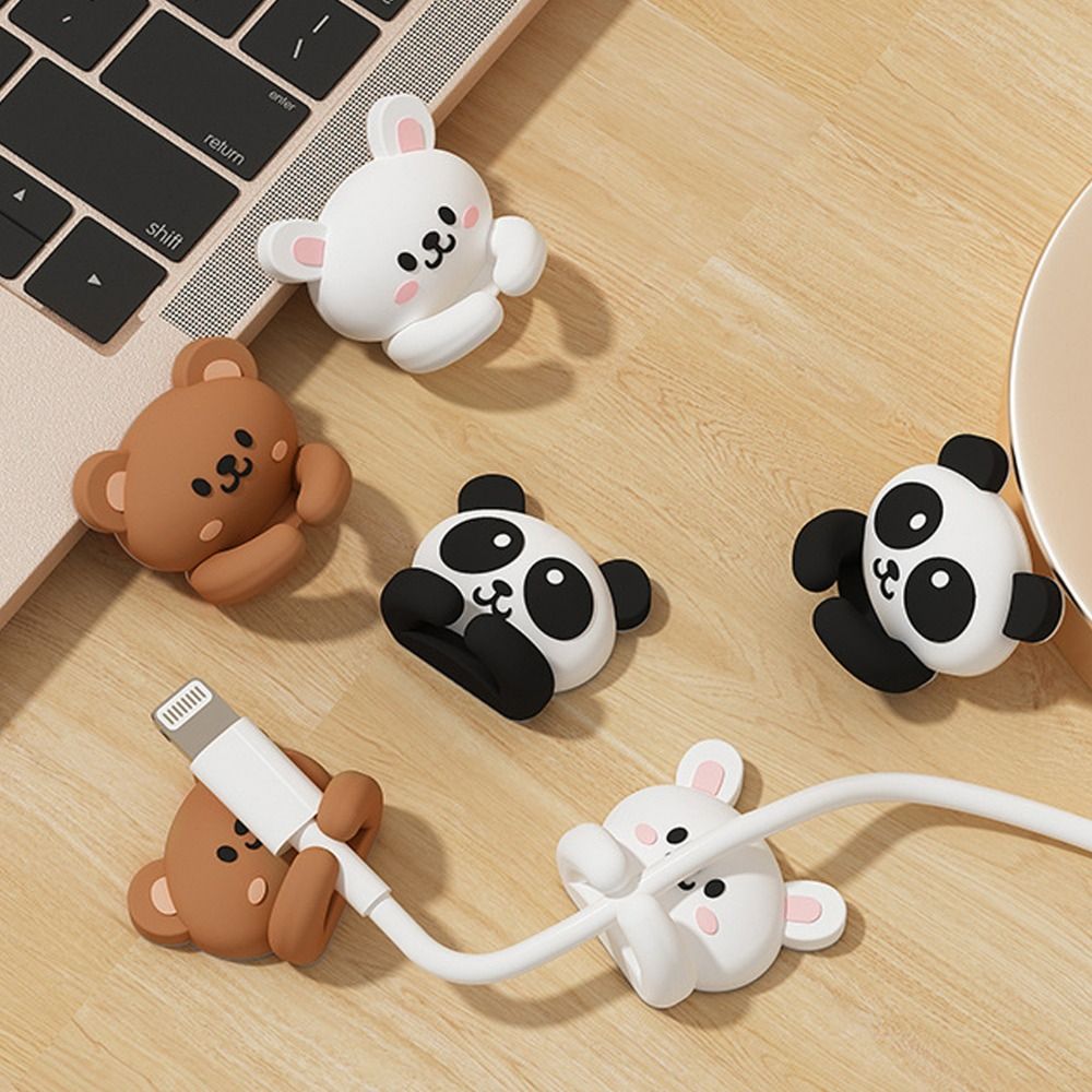 강력한 접착력의 셀프 접착 케이블 클립 귀여운 동물 디 - Desk Cable Organizer 리뷰 및 가격