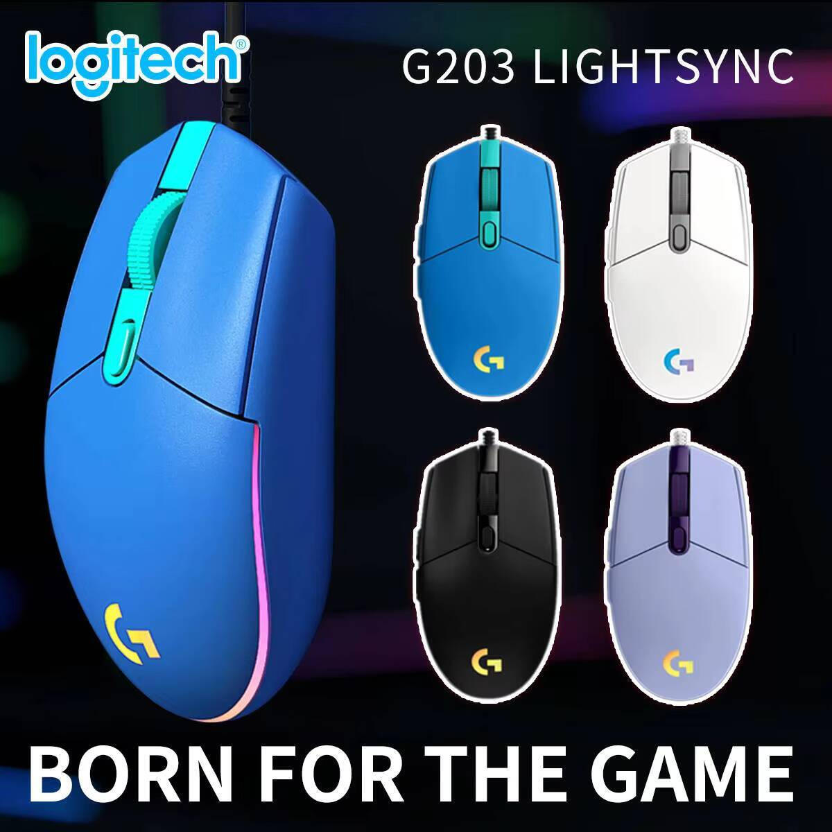 로지텍 G203 LIGHTSYNC 게이밍 마우스 800 - Pc Gaming Logitech 리뷰 및 가격