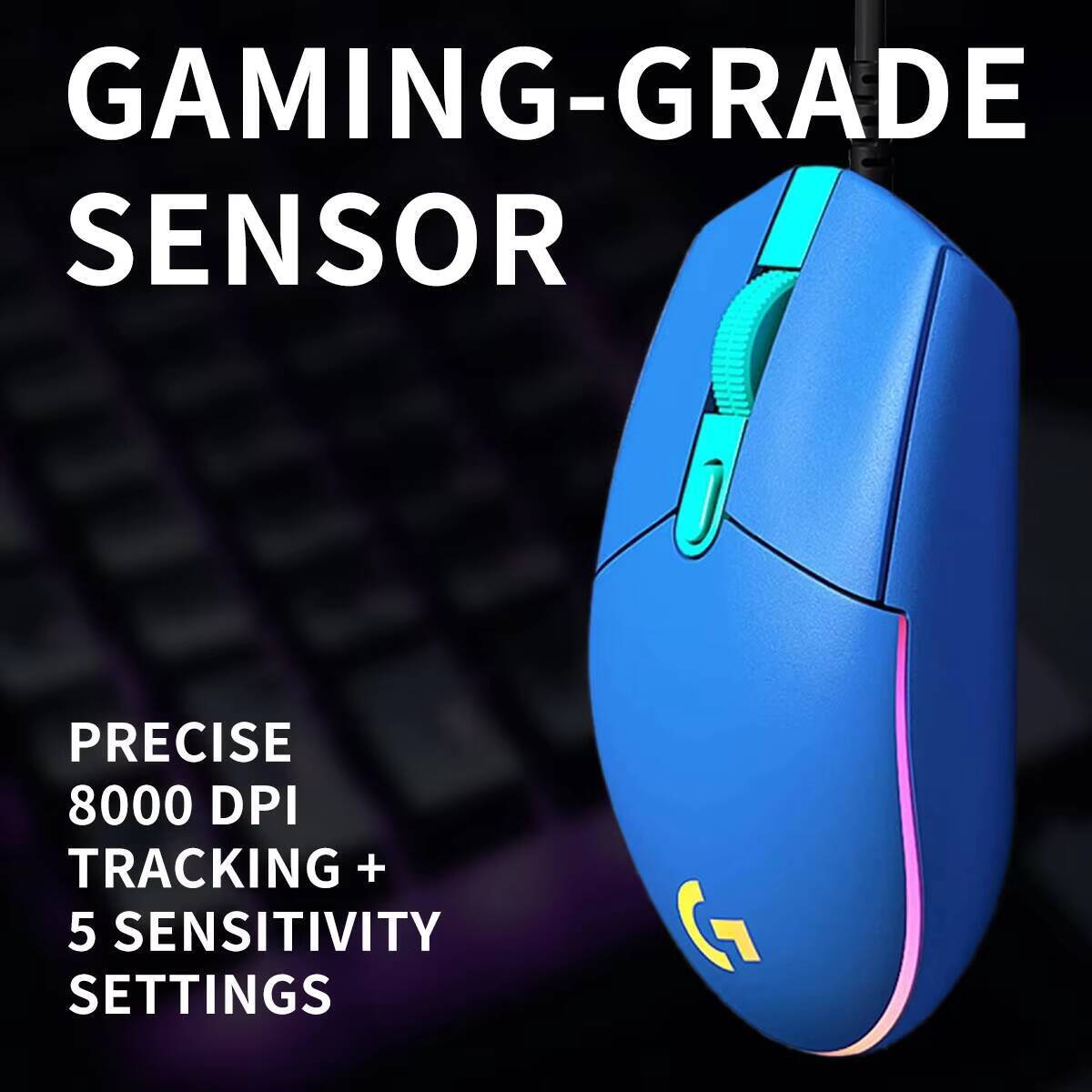 로지텍 G203 LIGHTSYNC 게이밍 마우스 800 - Pc Gaming Logitech 리뷰 및 가격