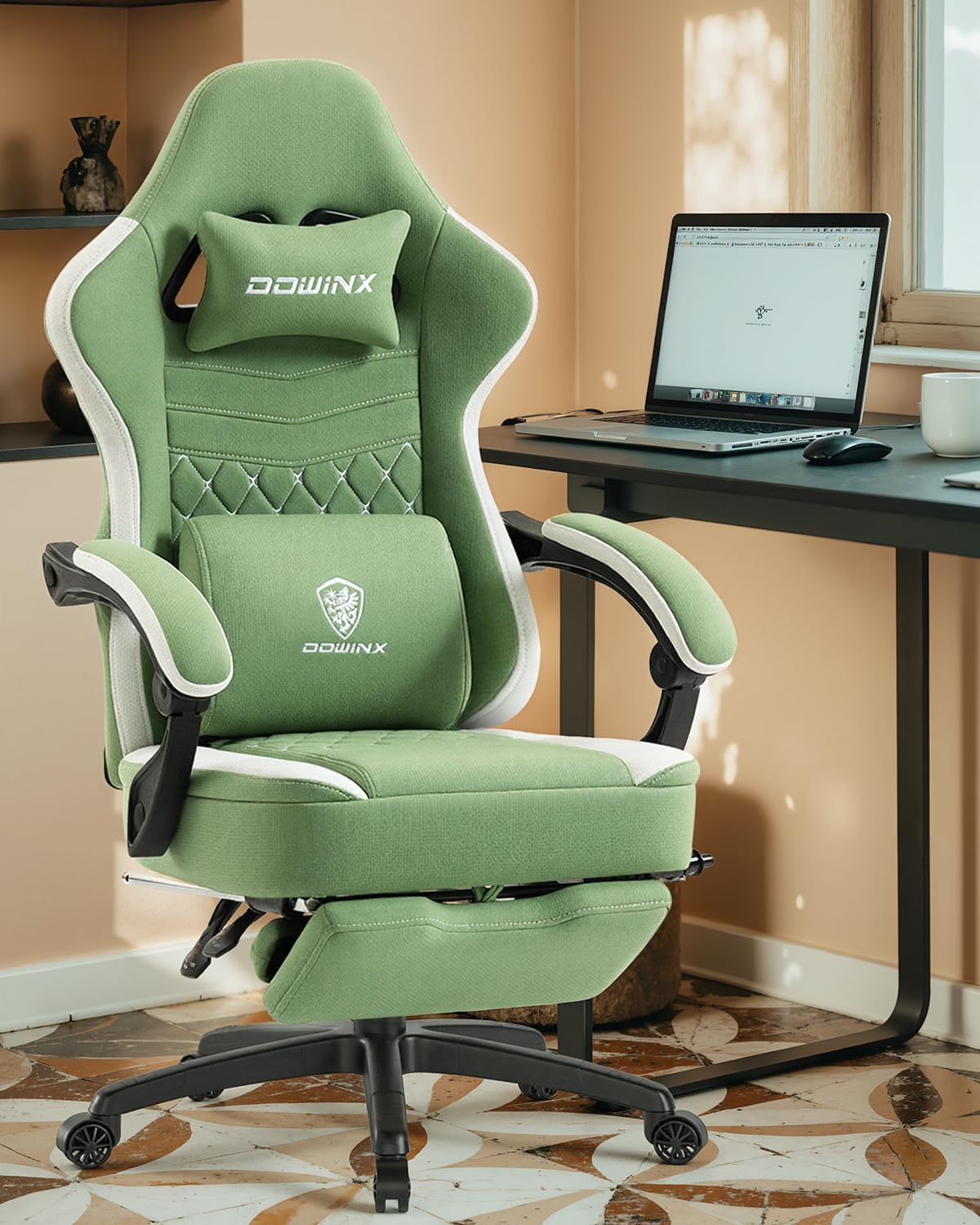 포켓 스프링 쿠션이 있는 통기성 원단 게이밍 의자, 발 - Gaming Chair 리뷰 및 가격