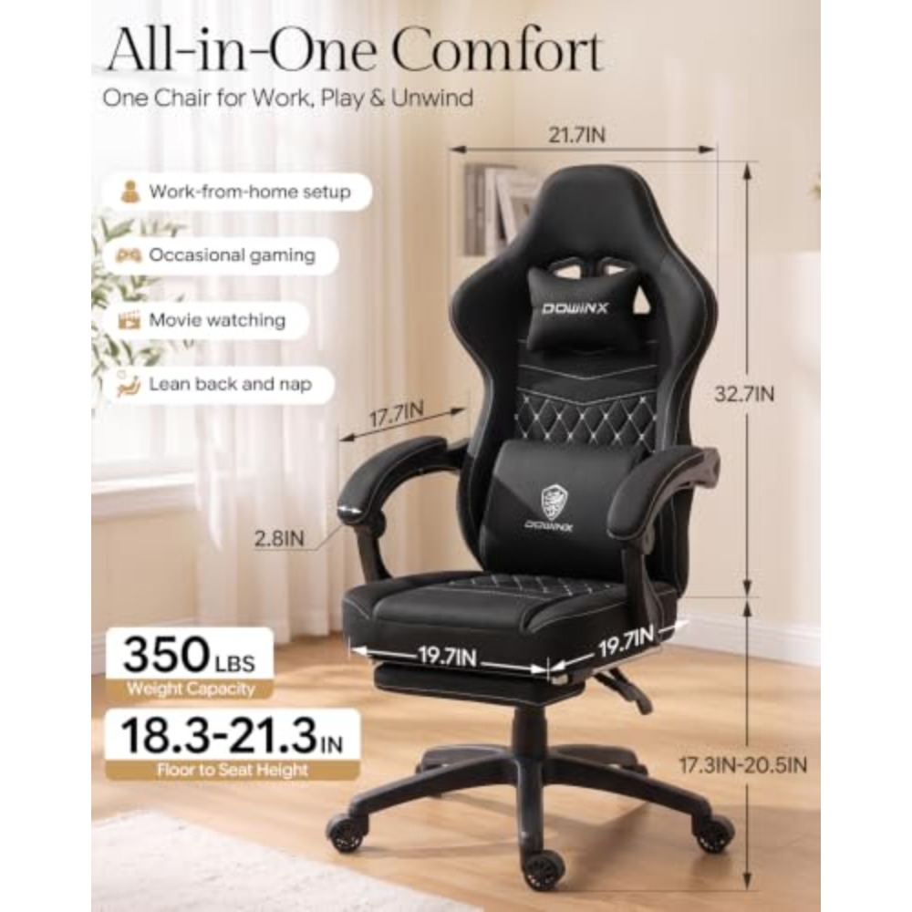 통기성 좋은 원단 게임용 의자, 젤 패드와 수납 가방  - Gaming Chair 리뷰 및 가격