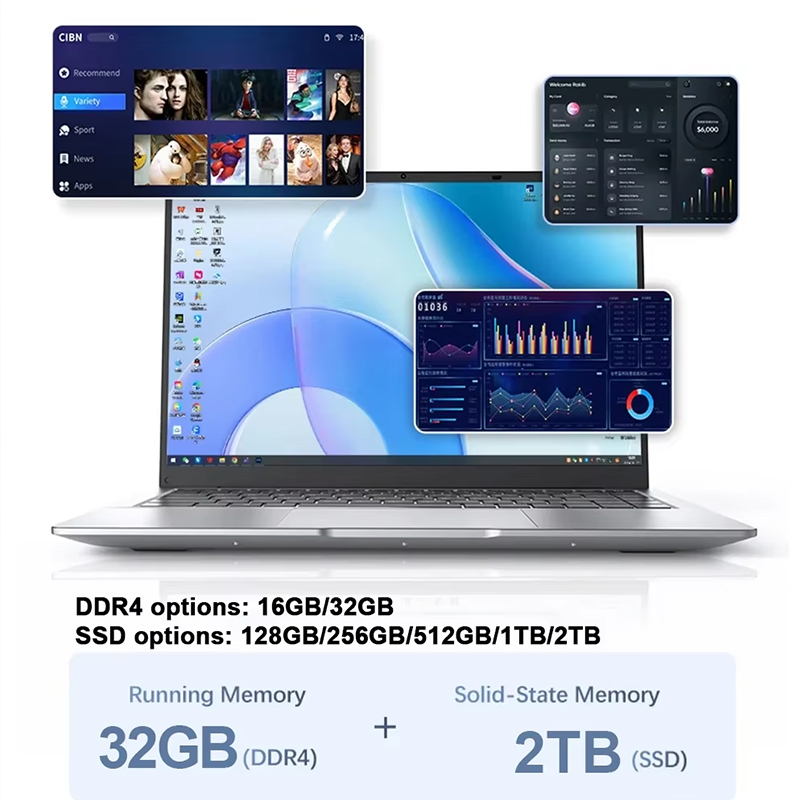 새로운 초슬림 노트북 14.1인치 16GB 램 2TB  - Pc Gaming Usa 리뷰 및 가격