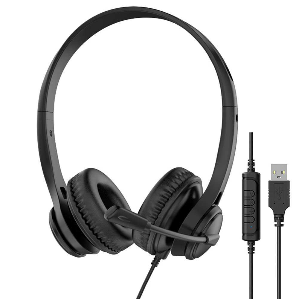 유선 USB 헤드셋 콜 센터 헤드폰(마이크 포함) 게임 - Pc Gaming Center 리뷰 및 가격