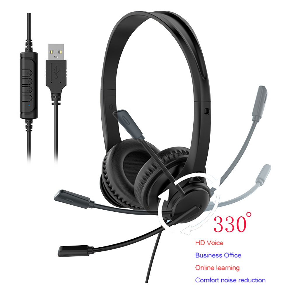 유선 USB 헤드셋 콜 센터 헤드폰(마이크 포함) 게임 - Pc Gaming Center 리뷰 및 가격