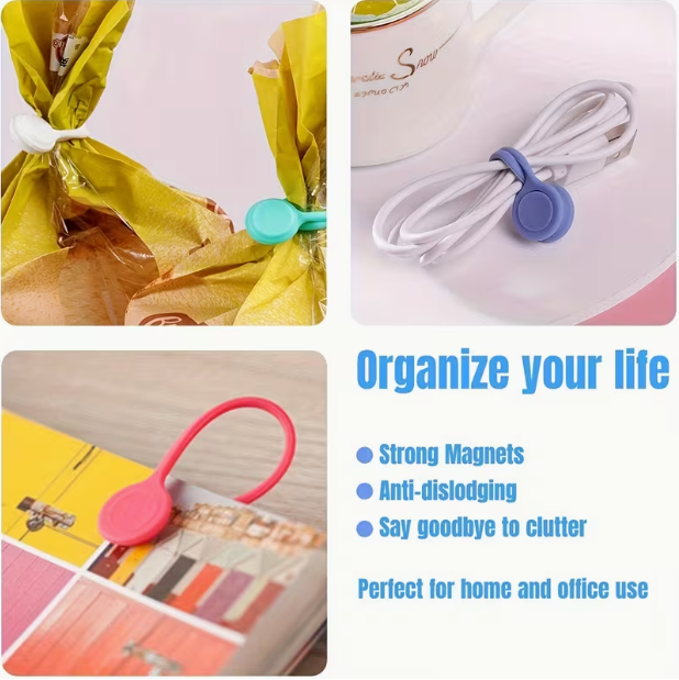 3개들이 마그네틱 충전 케이블 정리기 (데이터 케이블용 - Desk Cable Organizer 리뷰 및 가격