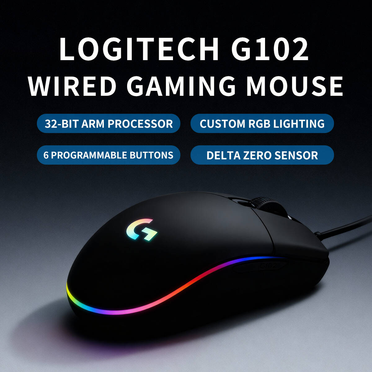 로지텍 G102 유선 게이밍 마우스, 200-8000  - Pc Gaming Logitech 리뷰 및 가격