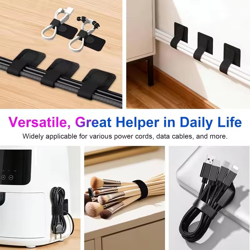 책상 아래 접착식 케이블 타이 와이어 홀더 코드 정리기 - Desk Cable Organizer 리뷰 및 가격
