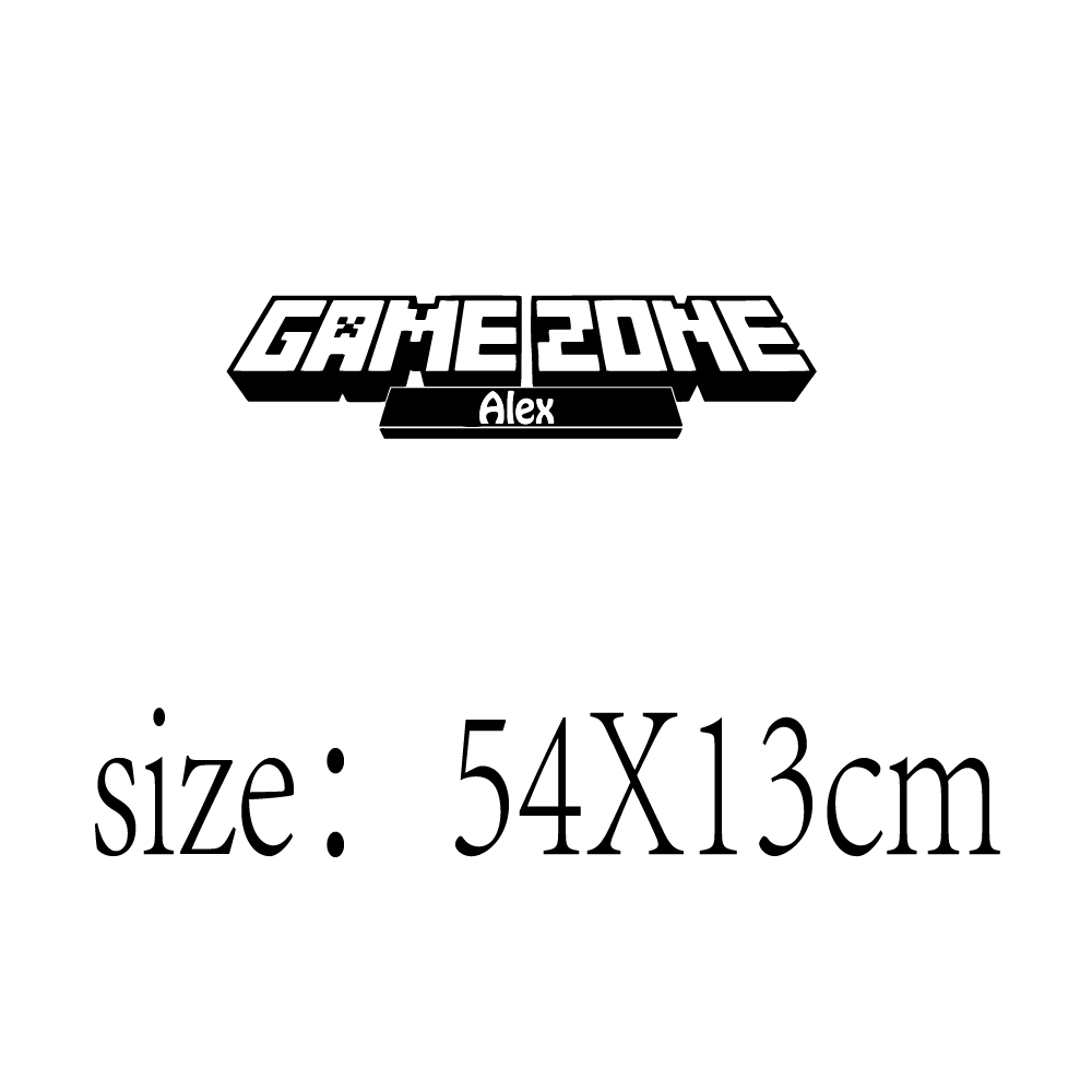 맞춤형 이름 게임 존 벽 데칼, 플레이룸 비디오 게이머 - Pc Gaming Names 리뷰 및 가격