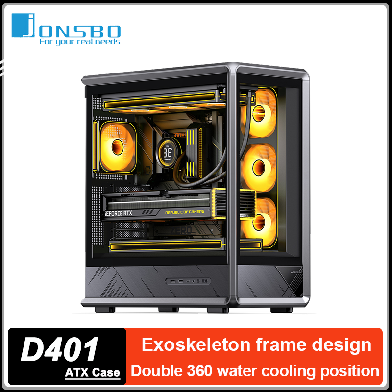 JONSBO D401 ATX PC 케이스 엑소스켈레톤  - Pc Gaming Jonsbo 리뷰 및 가격