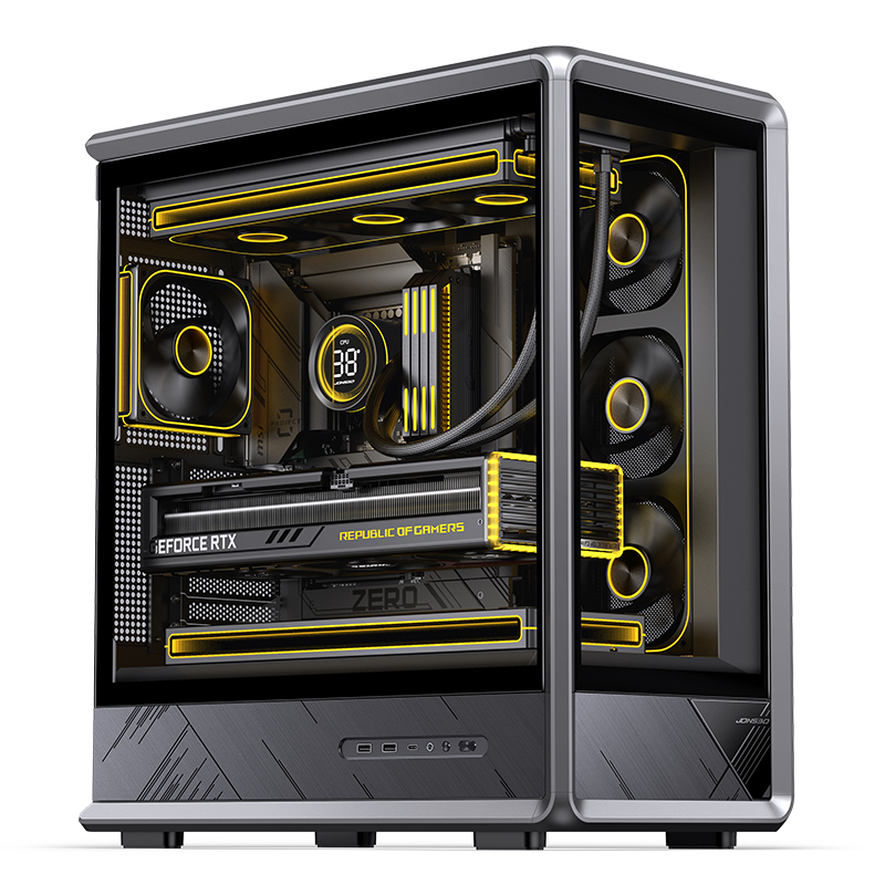 JONSBO D401 ATX PC 케이스 엑소스켈레톤  - Pc Gaming Jonsbo 리뷰 및 가격