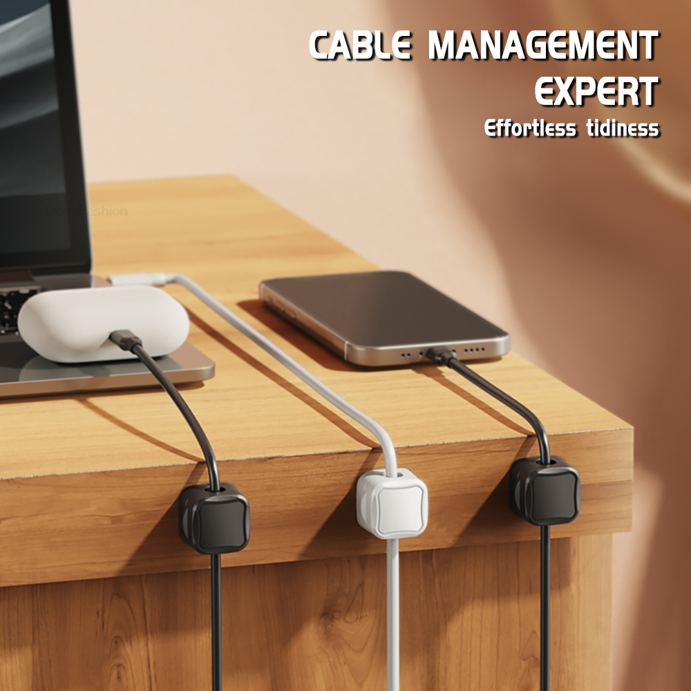 1/6/12pcs 마그네틱 케이블 클립 케이블 홀더 접 - Desk Cable Organizer 리뷰 및 가격