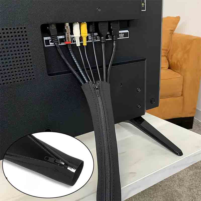 1/2/4 PCS 유연한 케이블 관리 슬리브 코드 정리 - Desk Cable Organizer 리뷰 및 가격