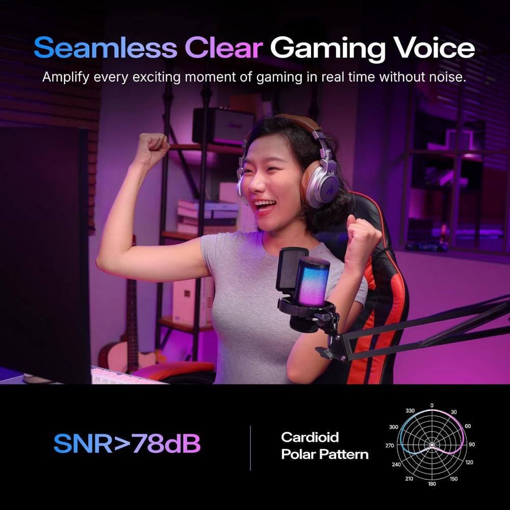 PC, 스트리밍, 팟캐스팅 등을 위한 노이즈 캔슬링 기 - Pc Gaming Usa 리뷰 및 가격
