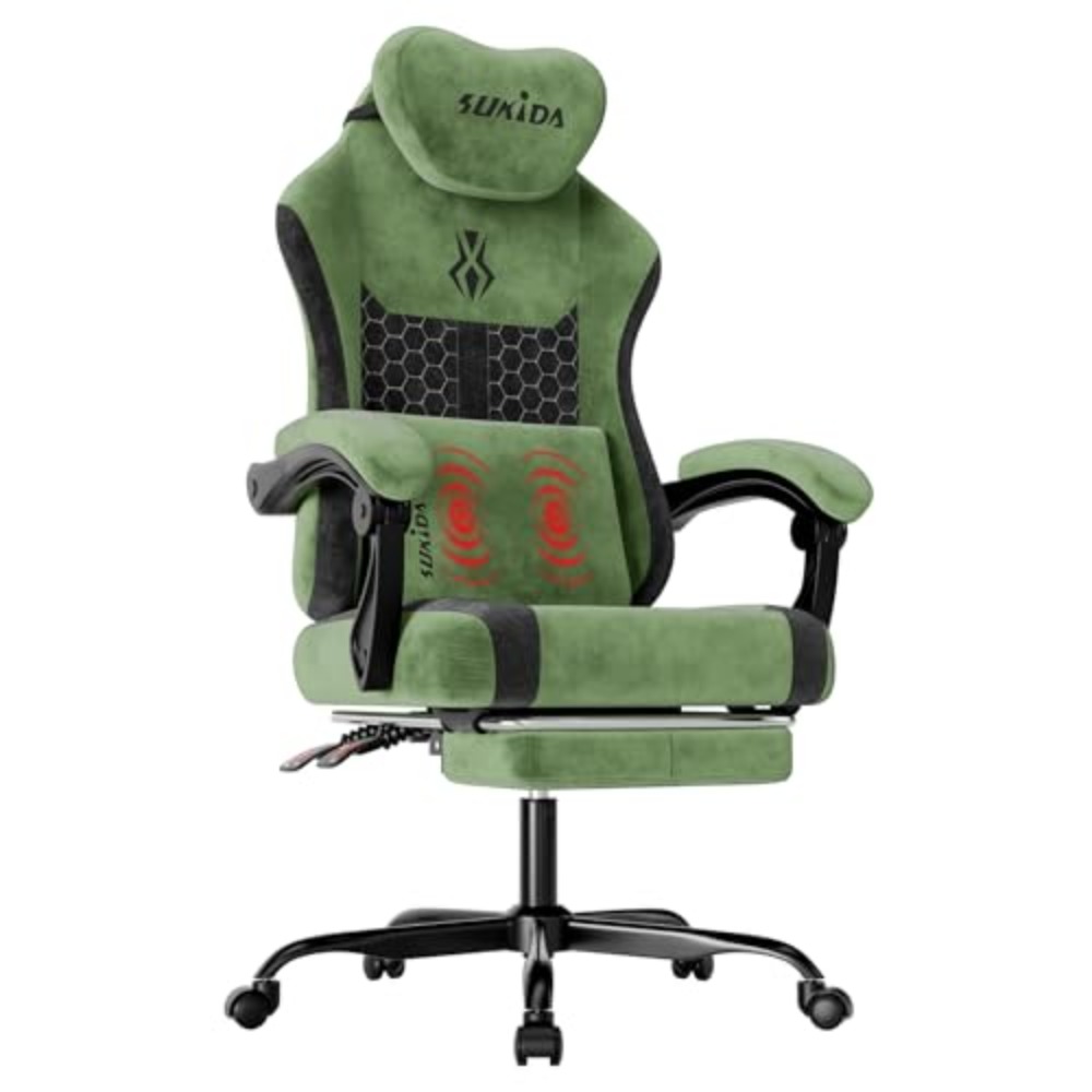 패브릭 비디오 게임 의자, 인체공학적 하이백 컴퓨터 게 - Gaming Chair 리뷰 및 가격