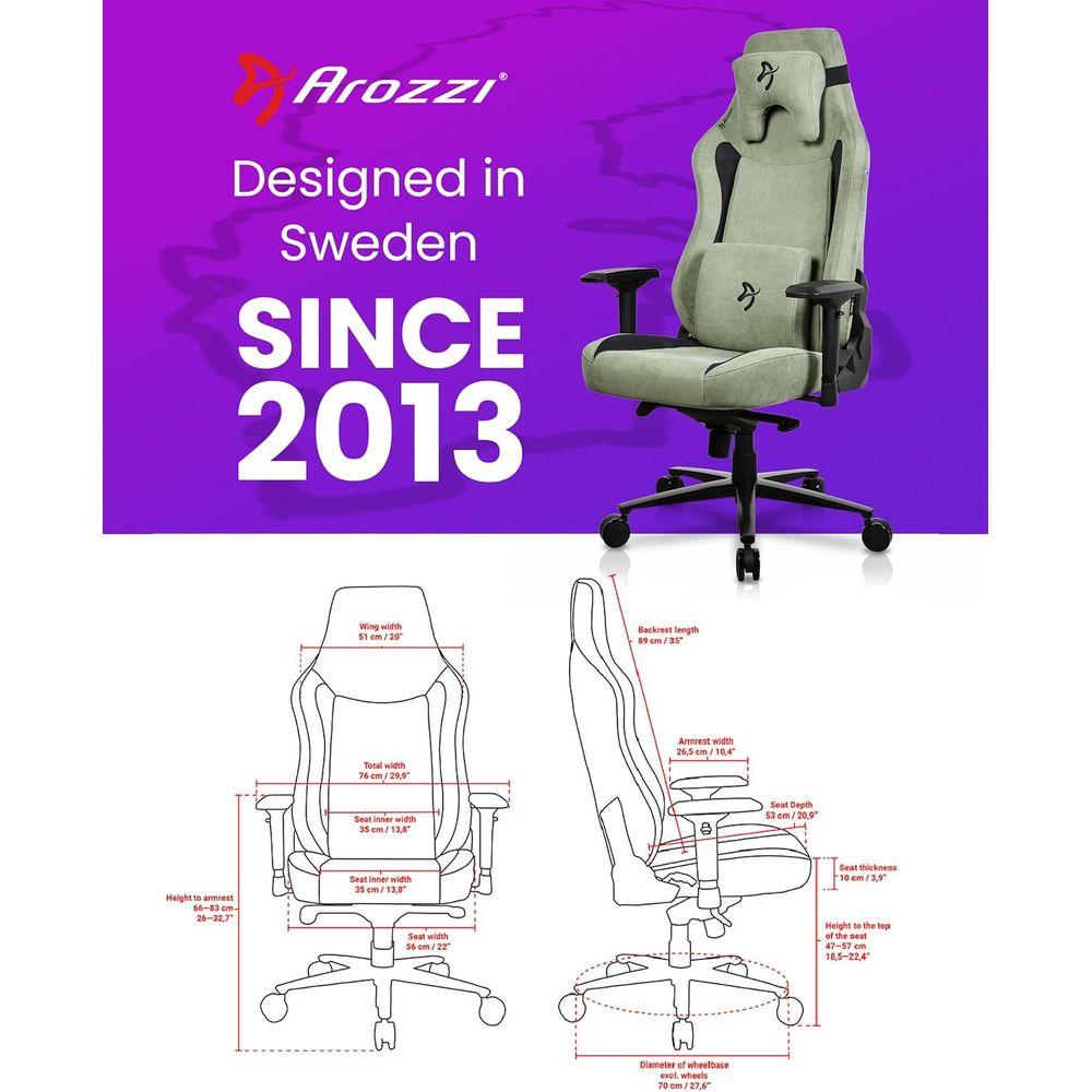 높이 조절이 가능한 대형 인체공학적 게이밍 의자, 넓은 - Gaming Chair 리뷰 및 가격