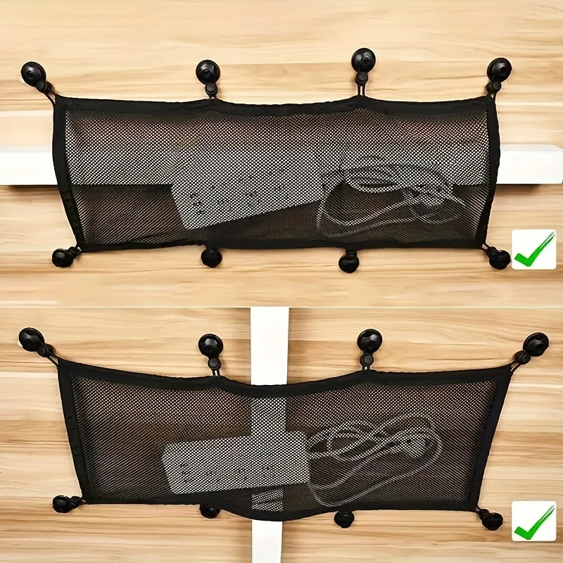책상 아래 케이블 관리 네트 - 탄성 가장자리가 있는  - Desk Cable Organizer 리뷰 및 가격