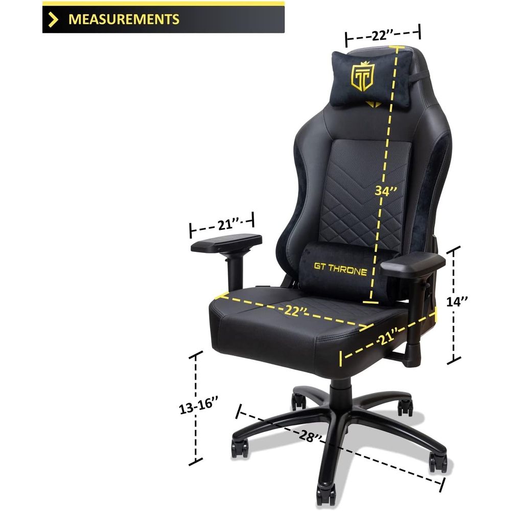 빅앤톨 사이즈를 위한 인체공학적 리클라이닝 게이밍 의자 - Gaming Chair 리뷰 및 가격