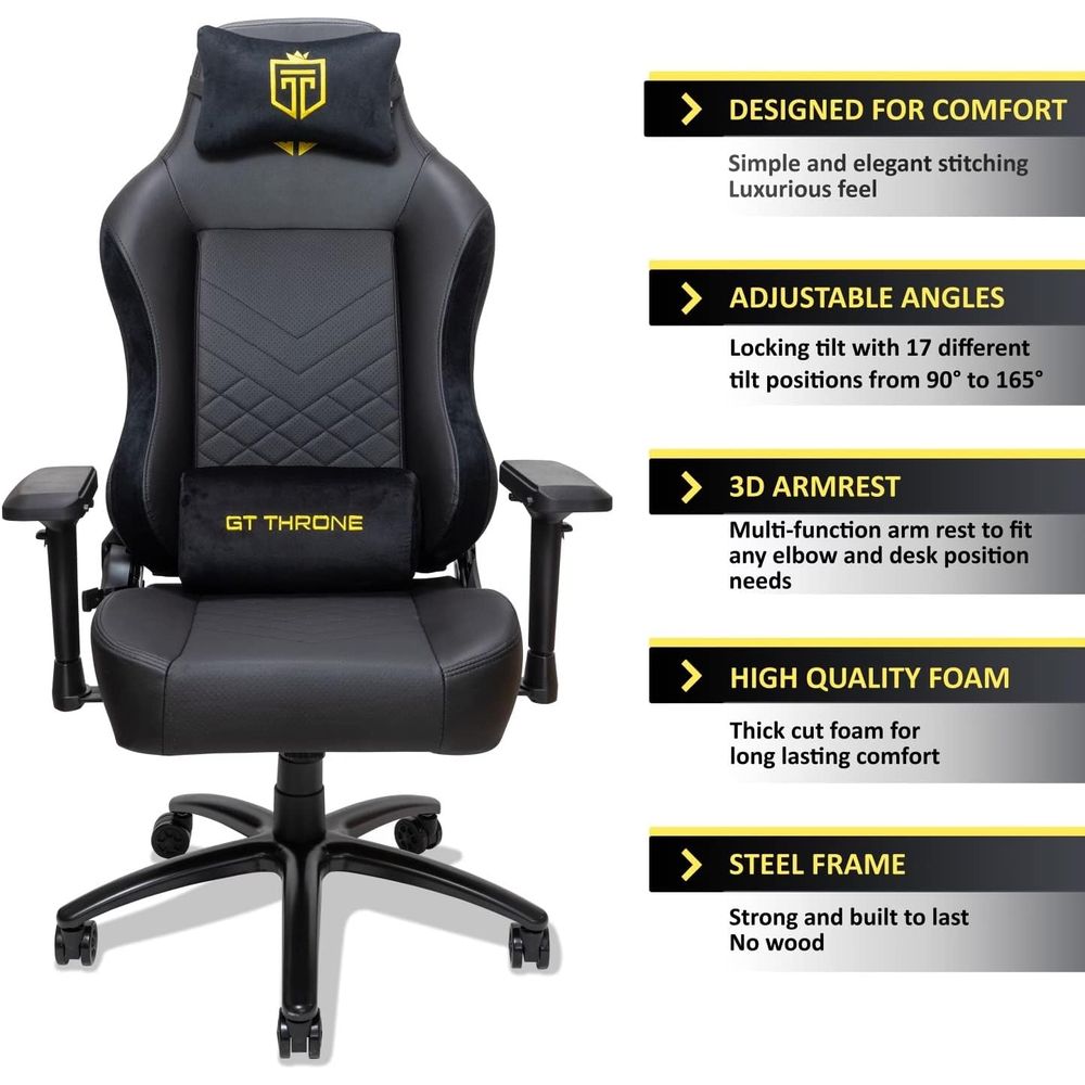 빅앤톨 사이즈를 위한 인체공학적 리클라이닝 게이밍 의자 - Gaming Chair 리뷰 및 가격