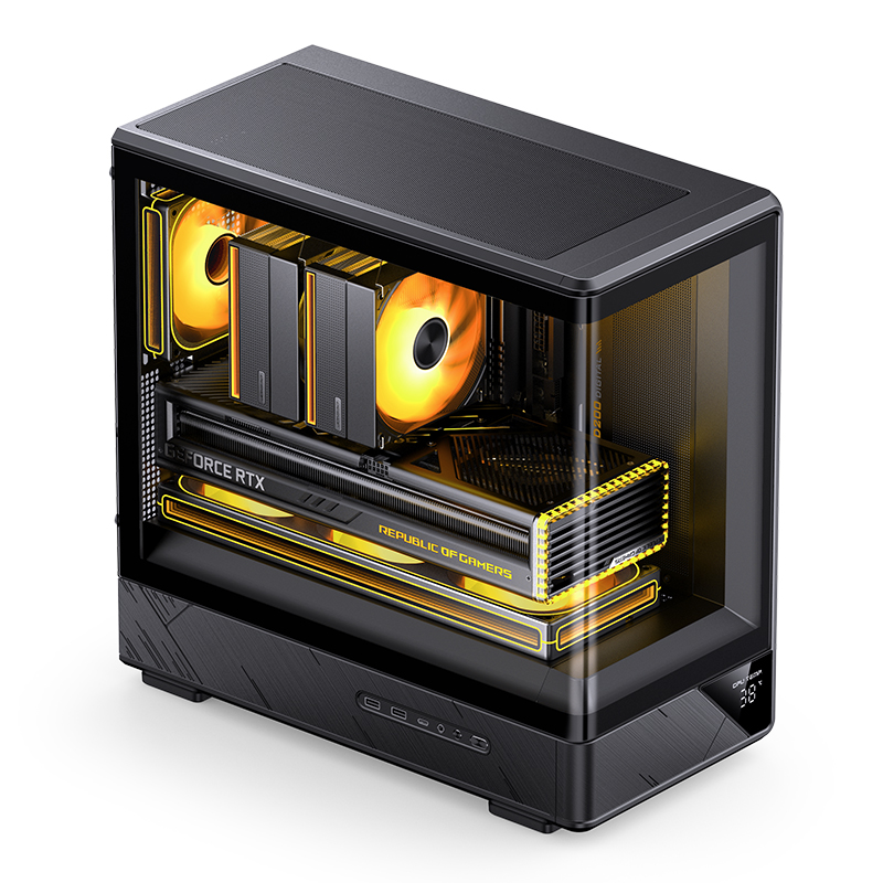 존스보 D200 마이크로 ATX PC 케이스 곡면 강화 - Pc Gaming Jonsbo 리뷰 및 가격
