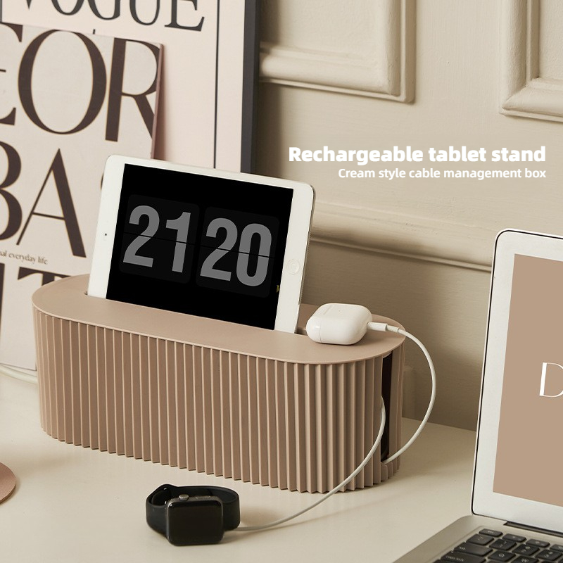케이블 정리함 - 전선 숨기기, 깔끔한 책상 만들기.  - Desk Cable Organizer 리뷰 및 가격
