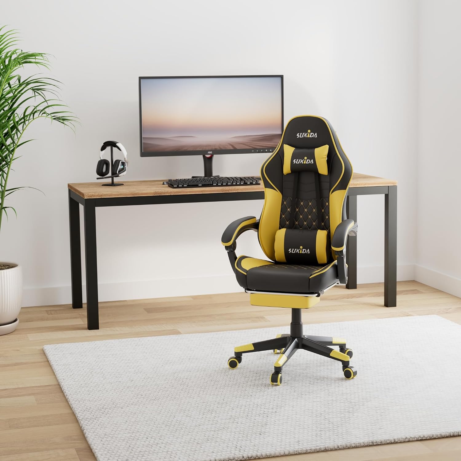 인체공학적 게이밍 의자, 마사지 기능, 요추 지지대,  - Gaming Chair 리뷰 및 가격
