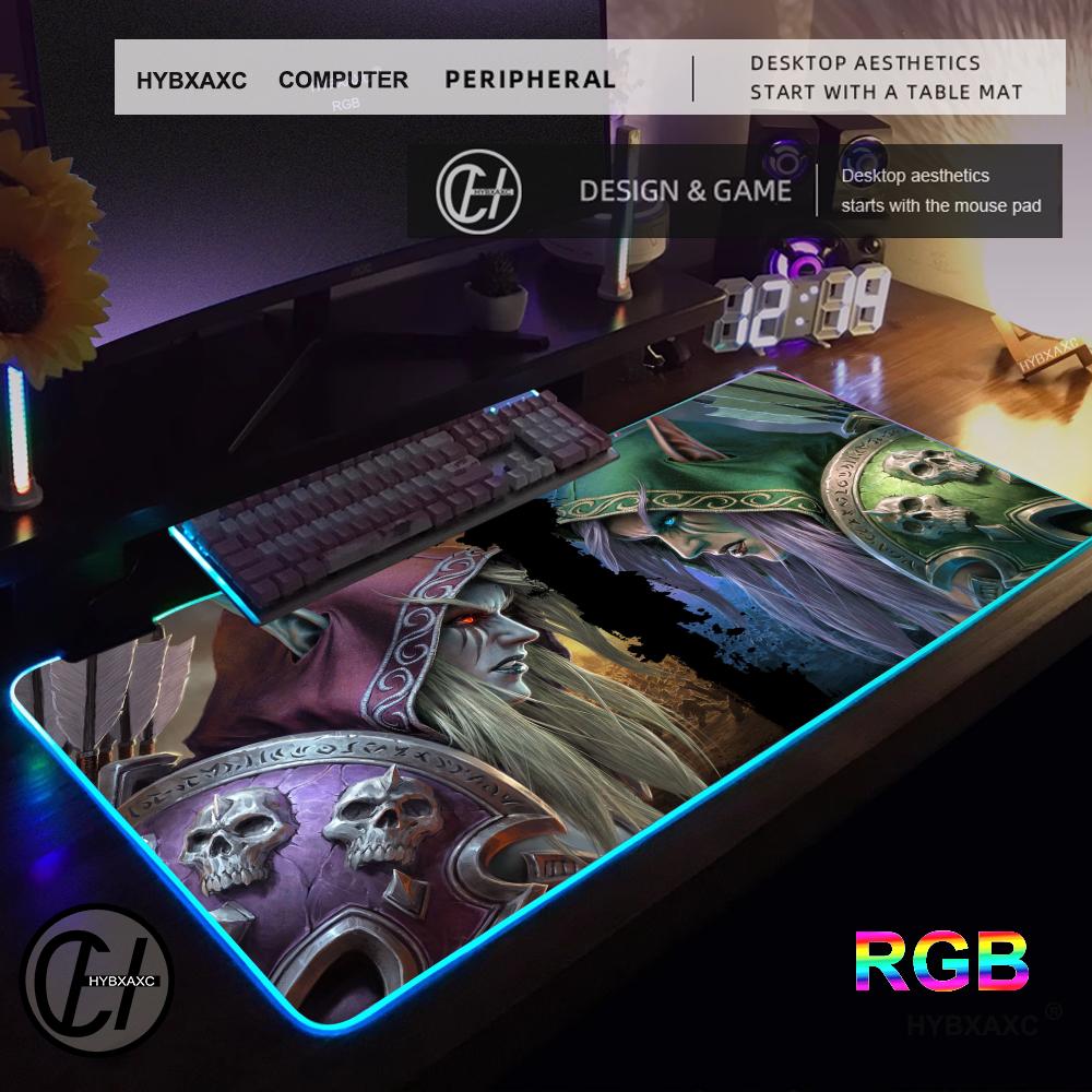 RGB 마우스 패드 게임 월드 오브 워크래프트 HD 프 - Pc Gaming World Of Warcraft 리뷰 및 가격