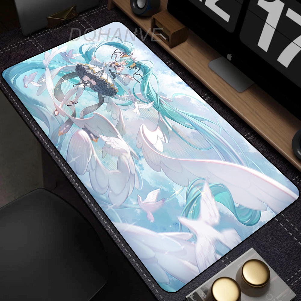 하츠네 미쿠 대형 게임용 노트북 컴퓨터 책상 매트 XX - Pc Gaming Hatsune Miku 리뷰 및 가격