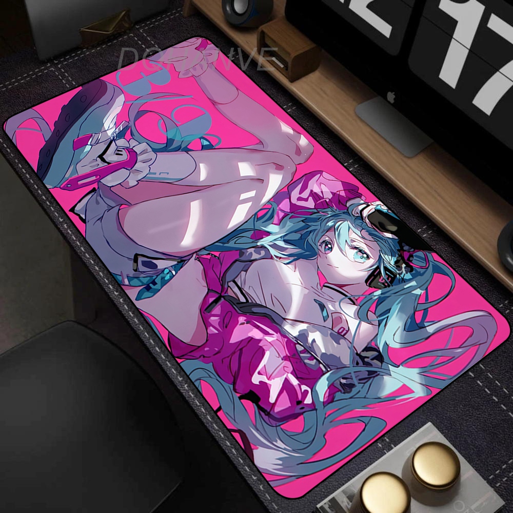 하츠네 미쿠 대형 게임용 노트북 컴퓨터 책상 매트 XX - Pc Gaming Hatsune Miku 리뷰 및 가격